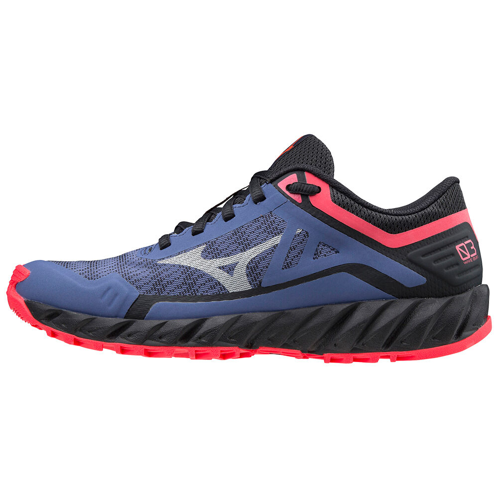 Zapatillas Trail Running Mizuno Wave Ibuki 3 Para Mujer Azules/Negros/Rosas 3790168-IE